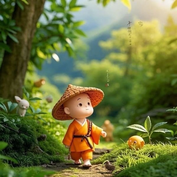 hình ảnh chú tiểu chibi cực đẹp