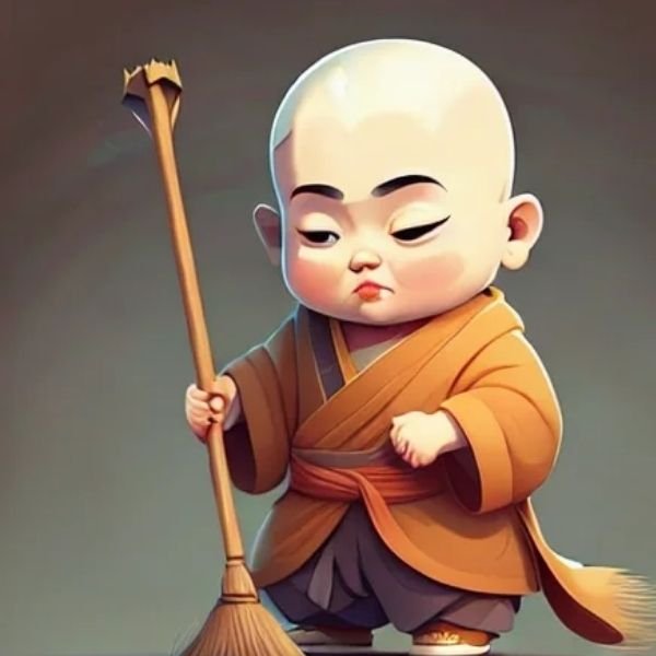 hình ảnh chú tiểu chibi full hd