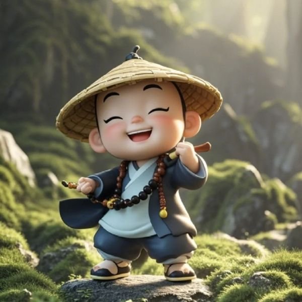 hình ảnh chú tiểu chibi siêu đẹp