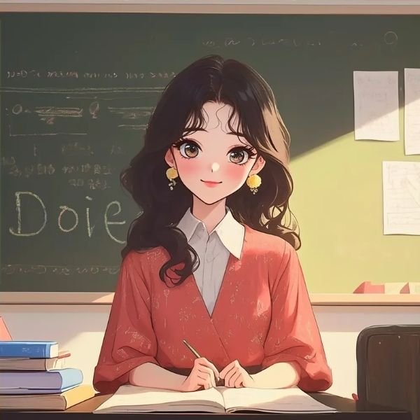 hình ảnh cô giáo chibi 4k