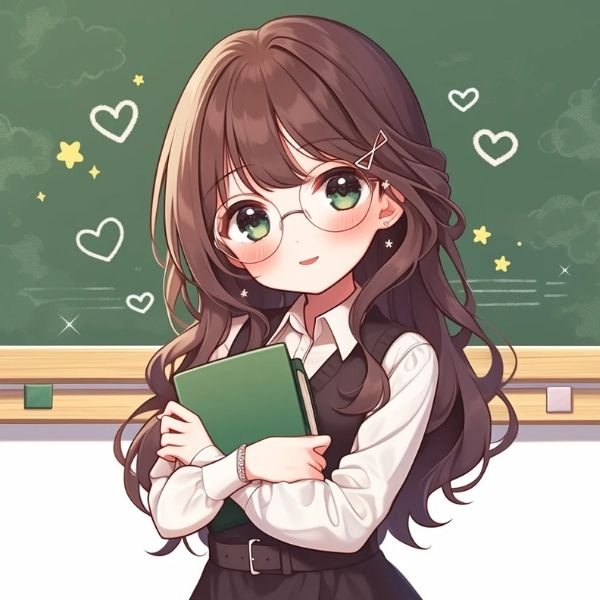 hình ảnh cô giáo chibi cute