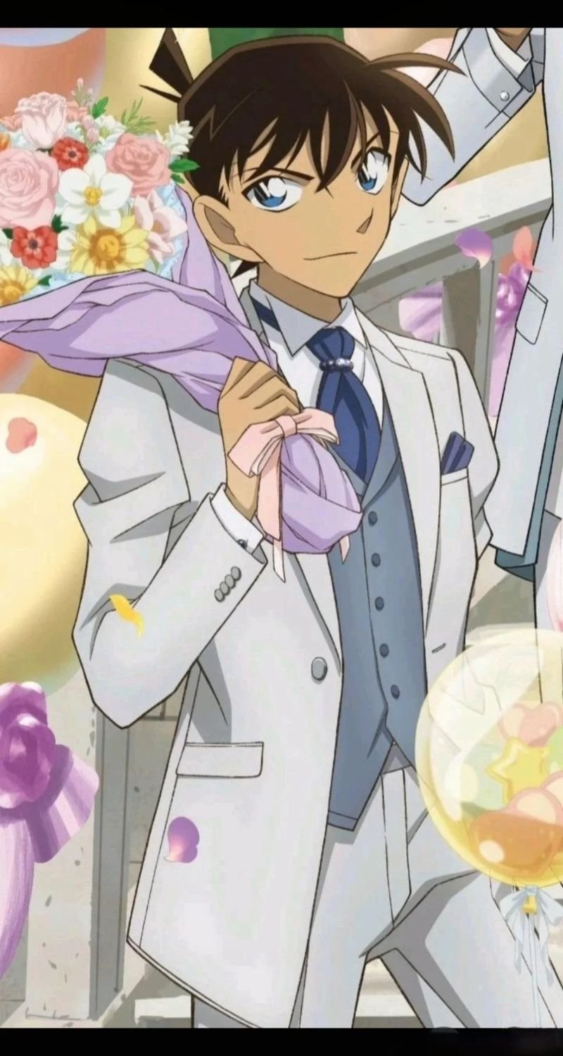 hình ảnh kudo shinichi buồn