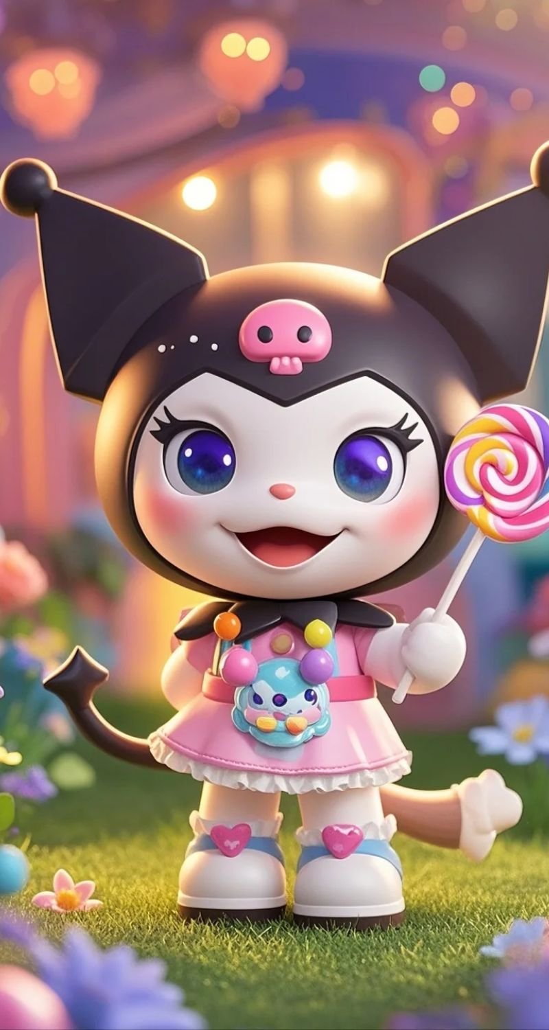 hình ảnh kuromi 4k