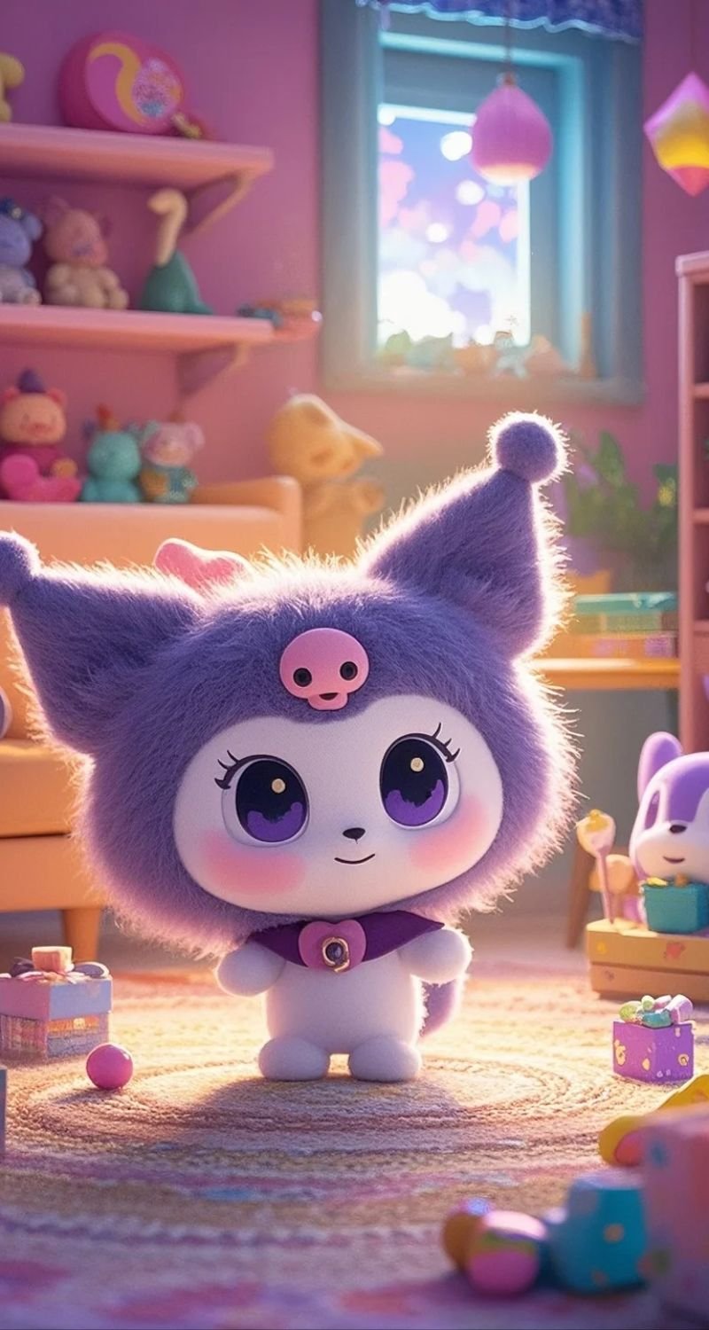 hình ảnh kuromi đáng yêu