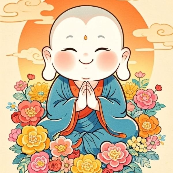 hình ảnh phật chibi đáng yêu