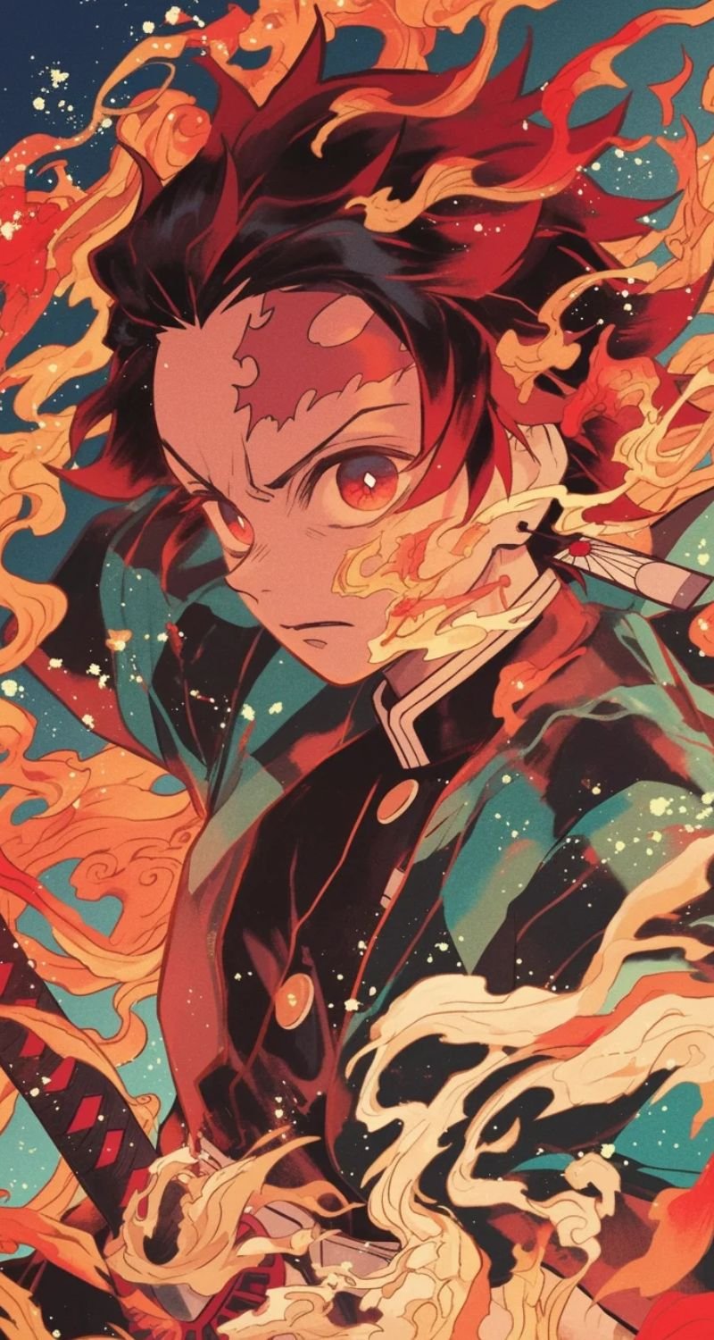 hình ảnh tanjiro cực đẹp