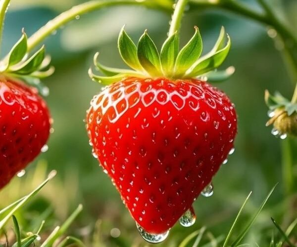 hình avatar quả dâu 4k