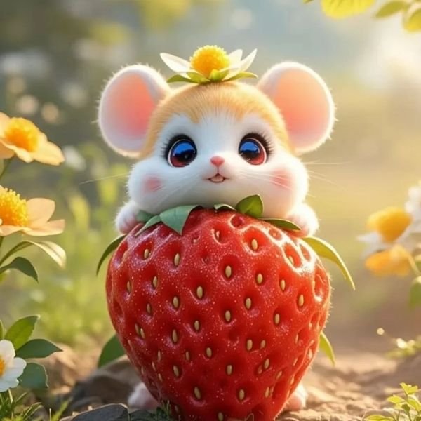 hình avatar quả dâu full hd