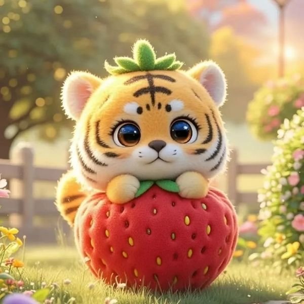 hình avatar quả dâu siêu đẹp