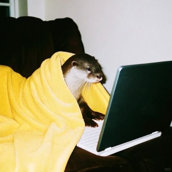 hình avatar rái cá đáng yêu