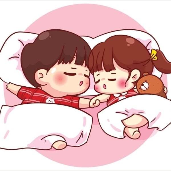 hình cặp đôi chibi 4k