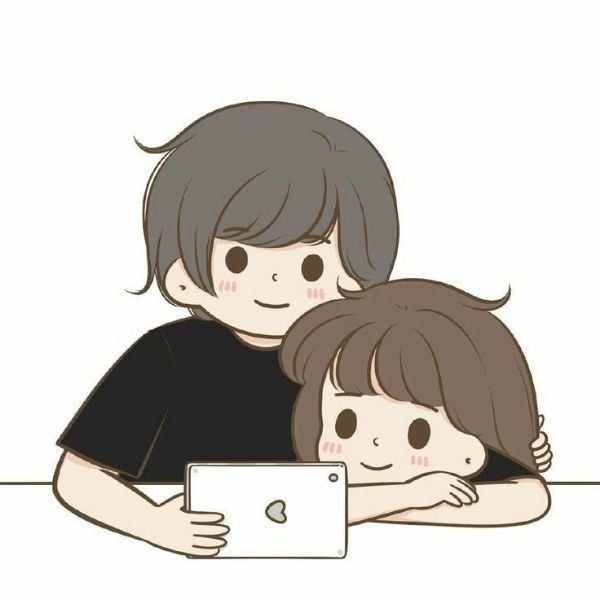 hình cặp đôi chibi hd