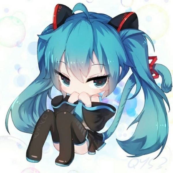 hình chibi Miku giận