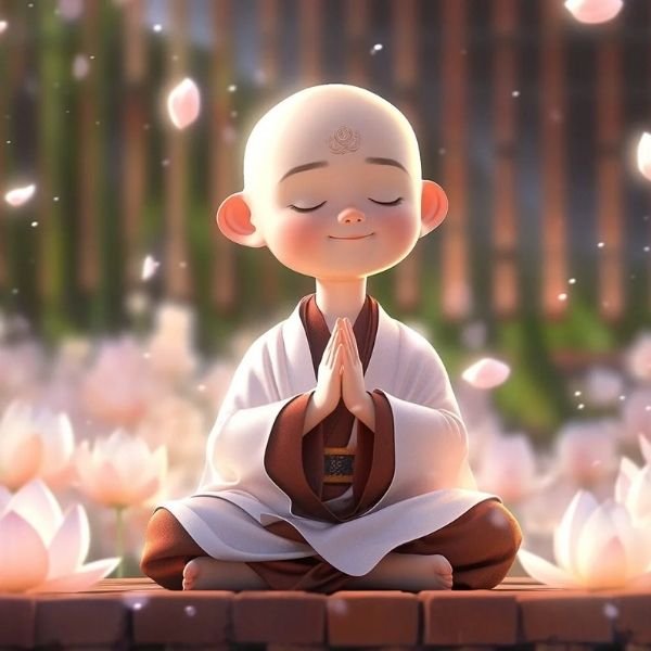 hình chú tiểu chibi 3d