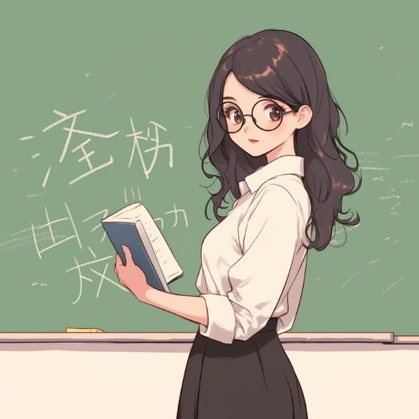 hình cô giáo chibi đáng yêu