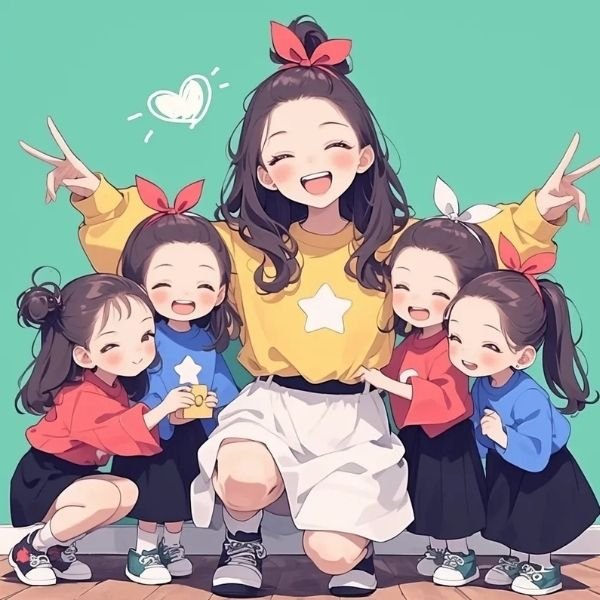 hình cô giáo chibi full hd