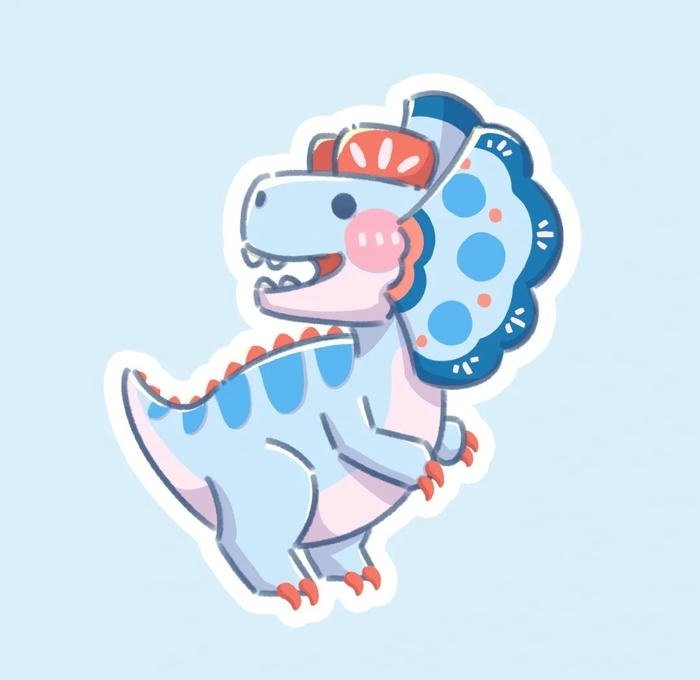 hình khủng long cute