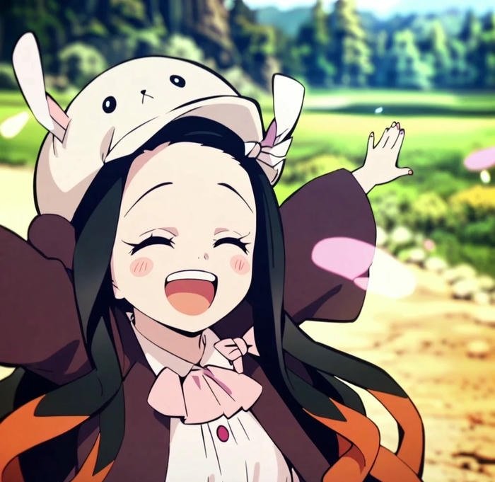 hình nezuko chibi