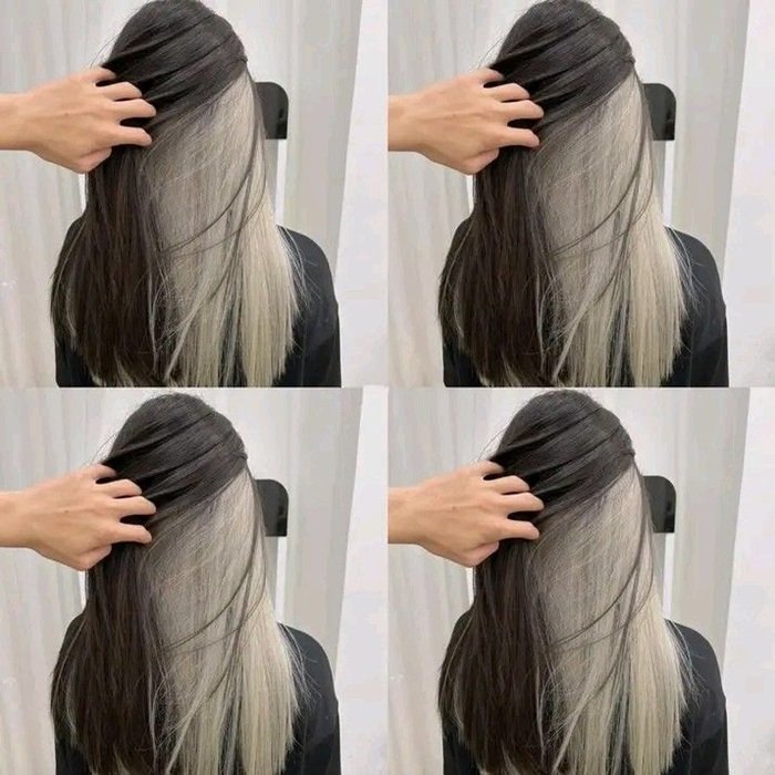 hình nhuộm highlight