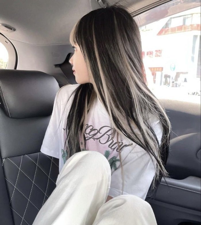 màu gẩy light tóc dài