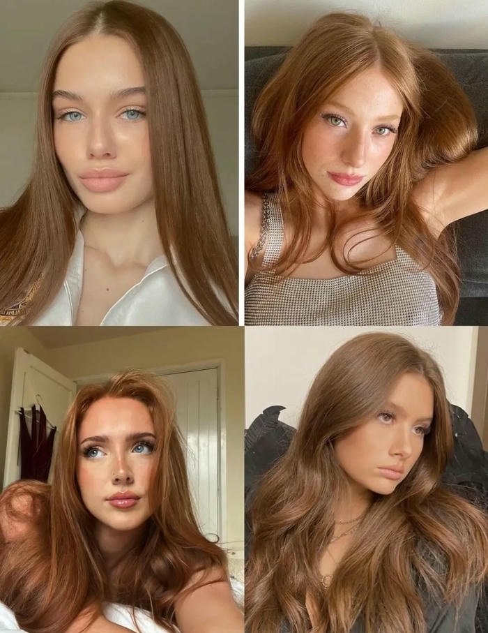 màu nâu cam có phải tẩy tóc không