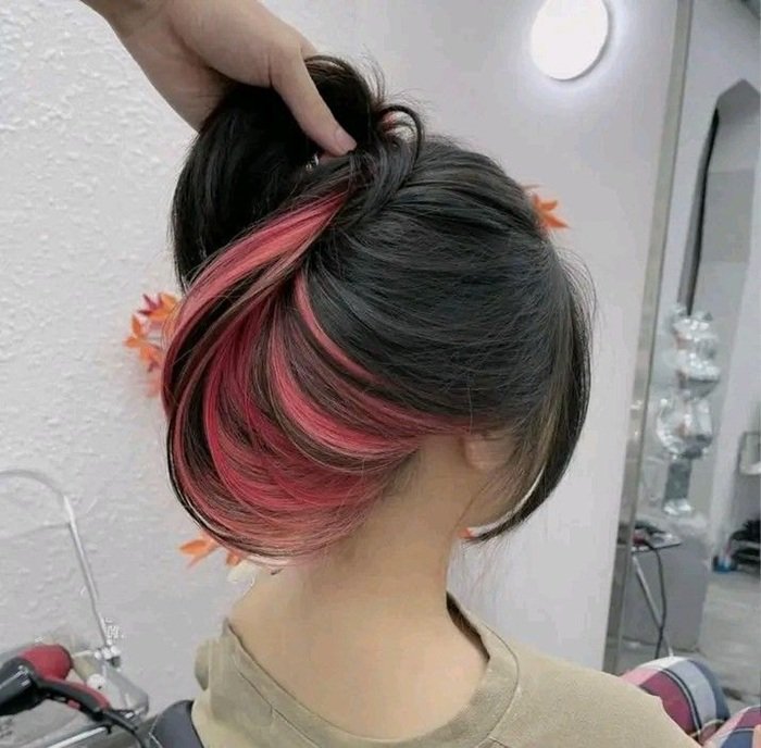 mẫu nhuộm highlight