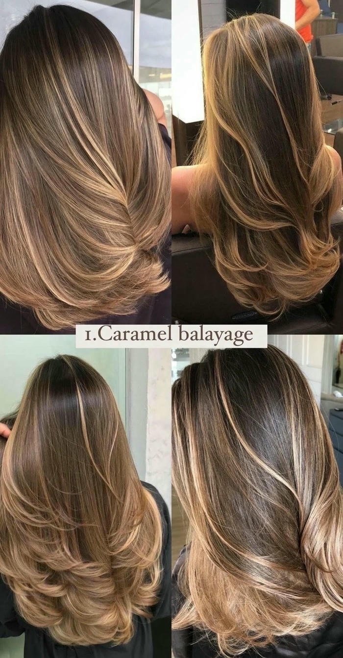 màu tóc balayage vàng