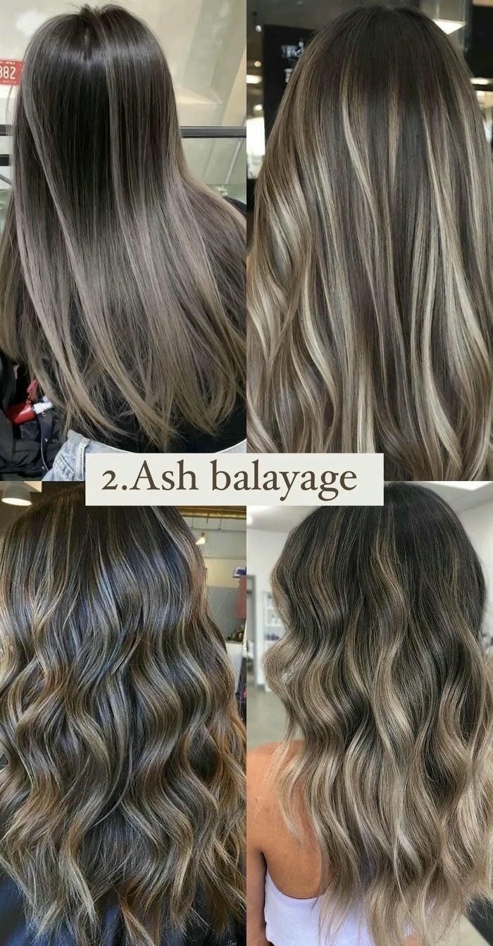 màu tóc balayage xinh