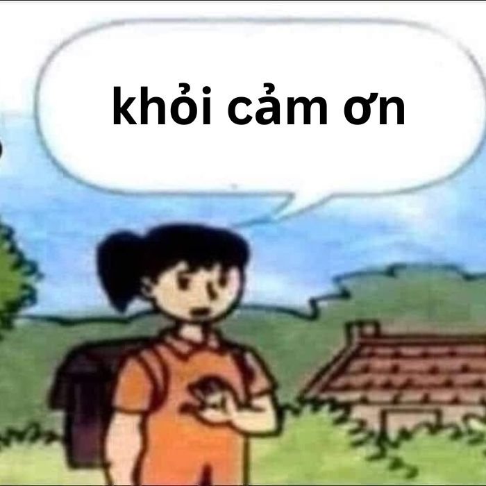 meme cảm ơn cô gái