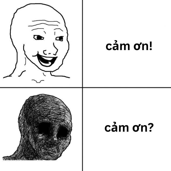 meme cảm ơn dark