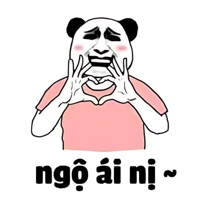 meme cảm ơn gấu trúc