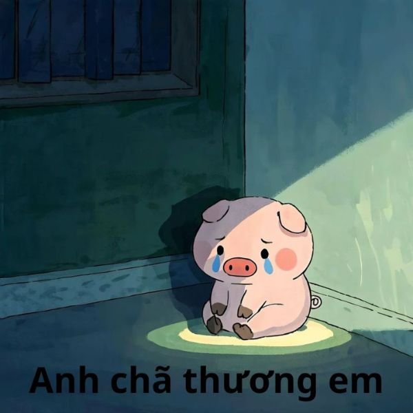 meme crying lợn khóc