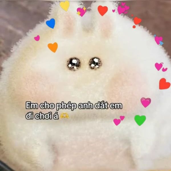 meme tình yêu dễ thương