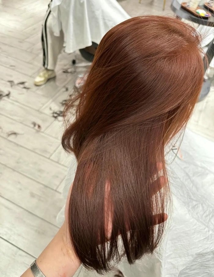 nâu cam không tẩy