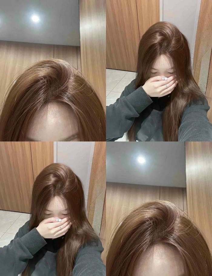 nâu hạt dẻ tóc