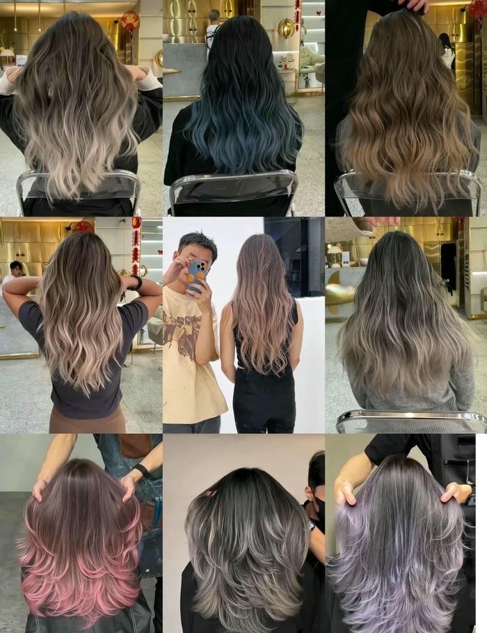 nhuộm balayage không tẩy