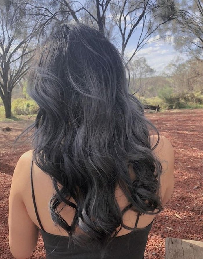 nhuộm ombre cho tóc đen