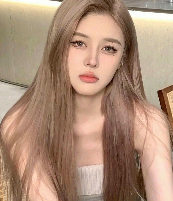 nhuộm tóc nâu trà sữa