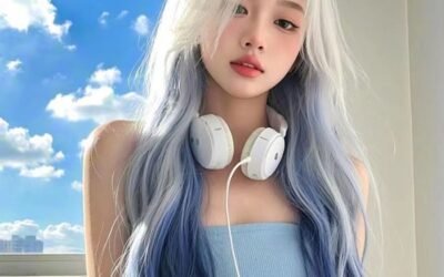 ombre xanh dương
