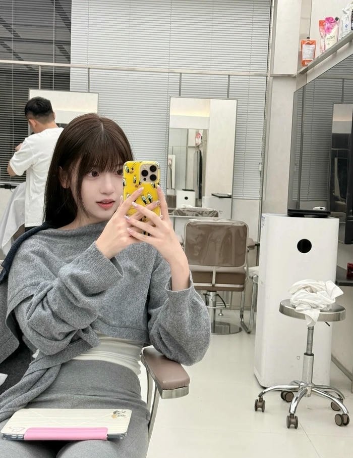 tóc dài mái ngố