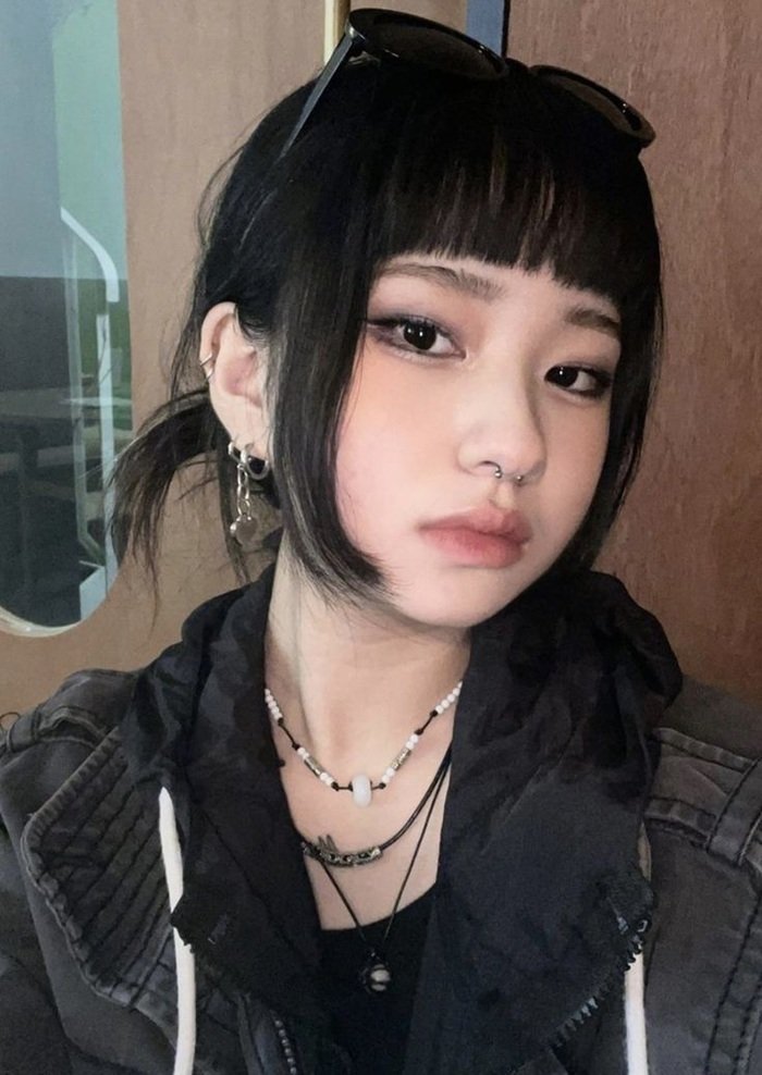 tóc mái ngố nữ