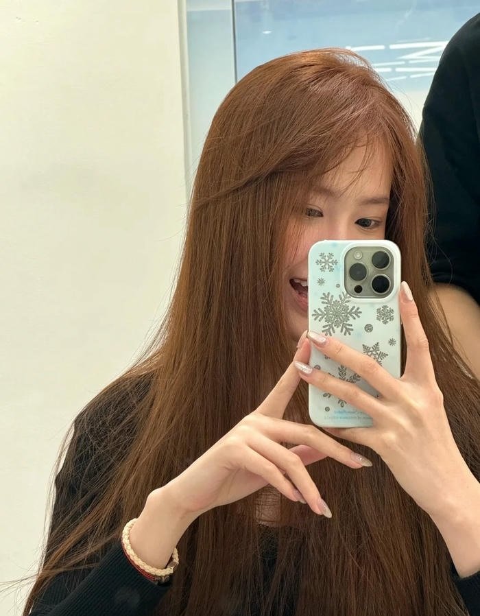 tóc màu nâu cam đất