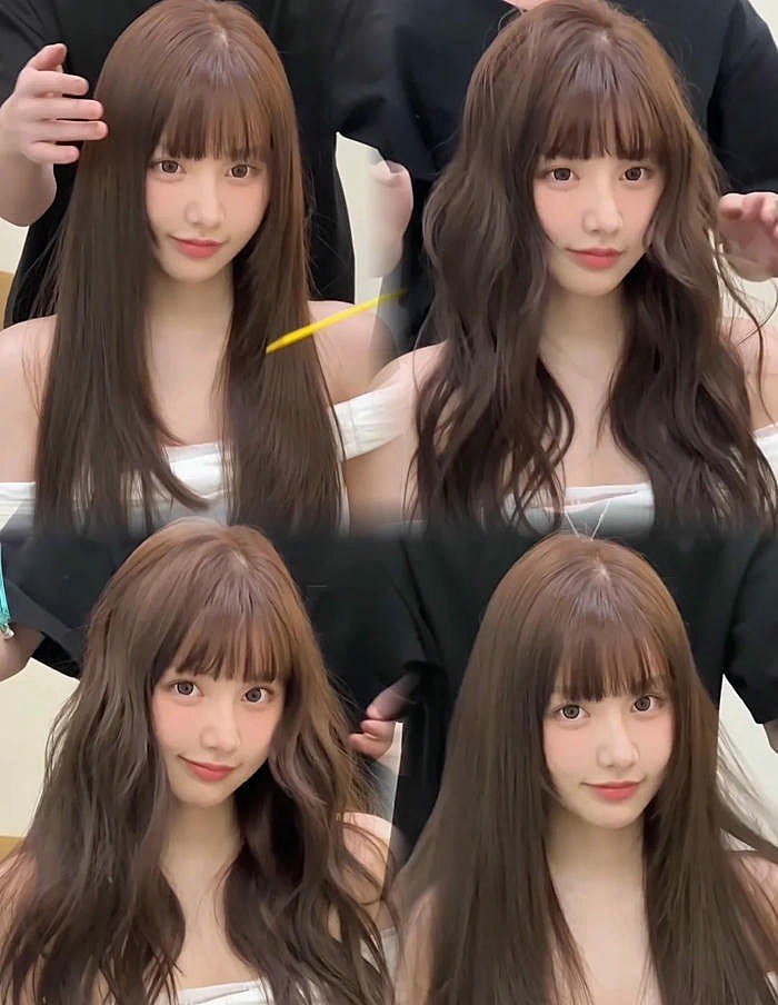 tóc màu nâu hạt de trầm