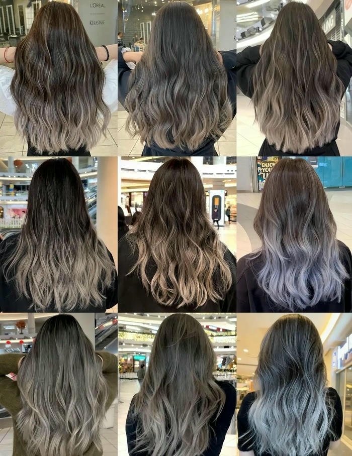 tóc nhuộm balayage