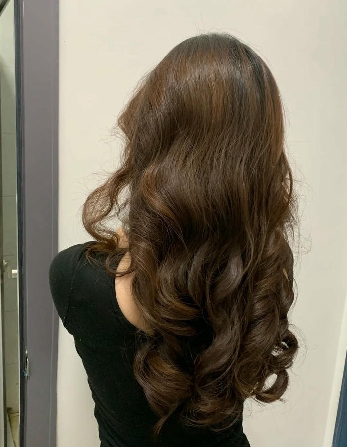 xoăn sóng lơi dài